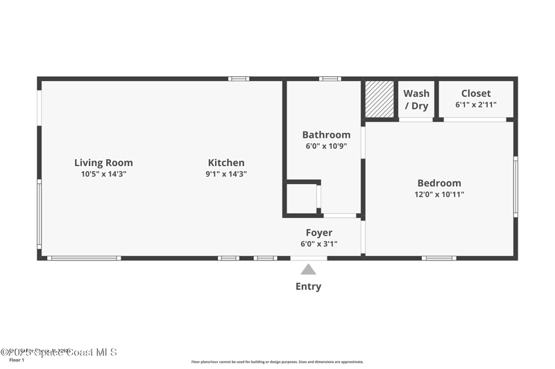 1 bedroom Single Family Residence at 211 Teal Drive, Peacewind, Cocoa — photo 2