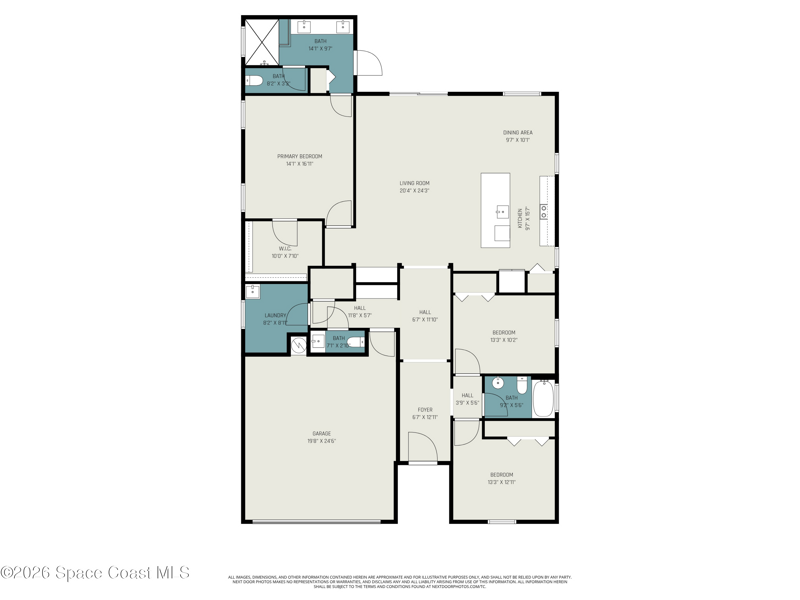 3 bedroom Single Family Residence at 801 Gelaso Street, Port Malabar Unit 37, Palm Bay — photo 4