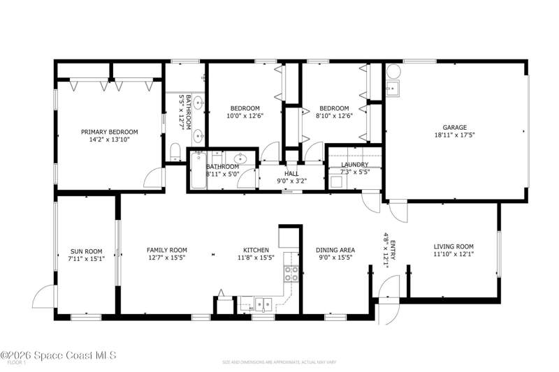 3 bedroom Single Family Residence at 975 S Fork Circle, South Oaks Phase 1, Melbourne — photo 5