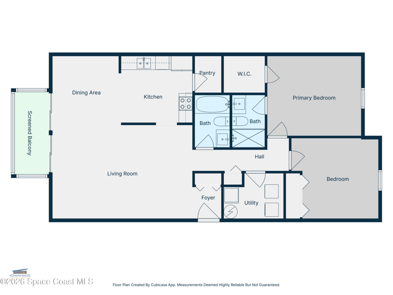 2 bedroom Condominium at 9012 Brighton Court #3f, Greenwood Village Condo No 1, West Melbourne — photo 2