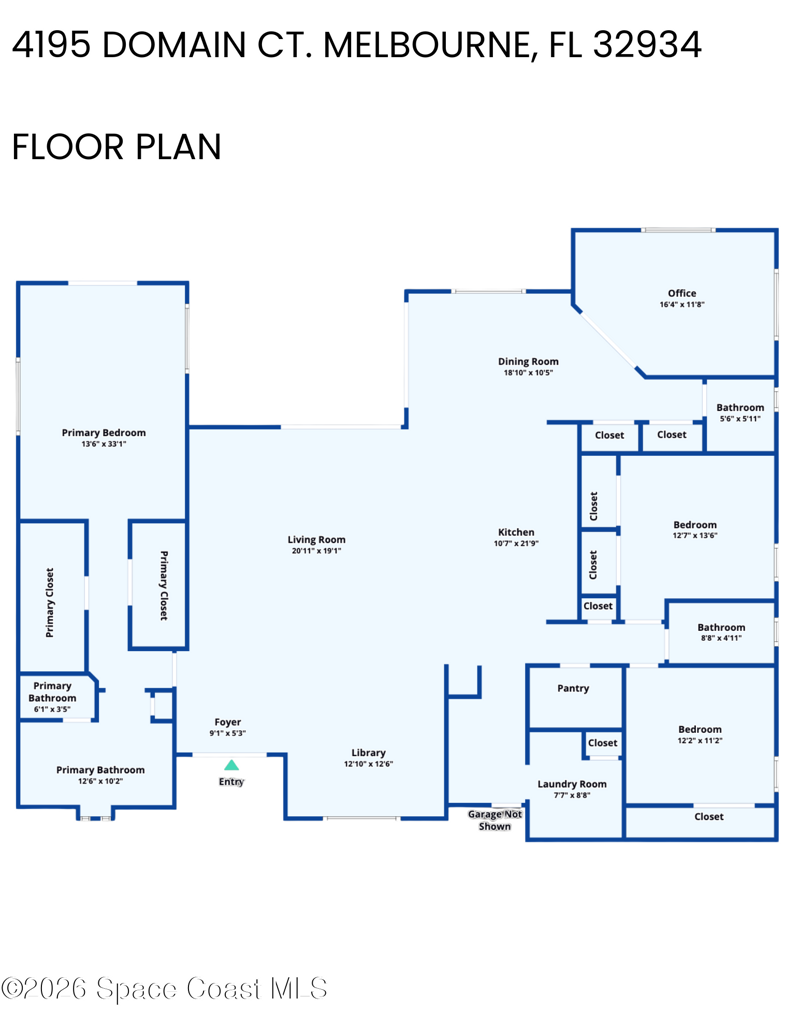 4 bedroom Single Family Residence at 4195 Domain Court, Enclave at Lake Washington, Melbourne — photo 3