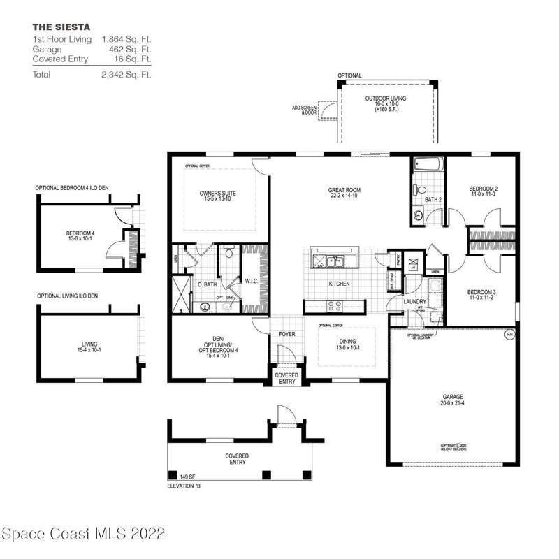 3 bedroom Single Family Residence at 1345 Stone Street, Port Malabar Unit 42, Palm Bay — photo 2