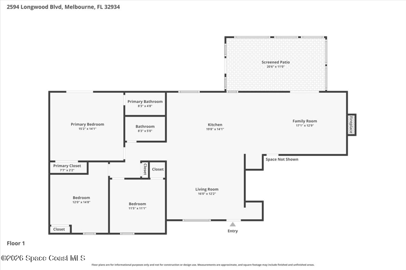 3 bedroom Single Family Residence at 2594 Longwood Boulevard, Longwood Phase III, Melbourne — photo 2