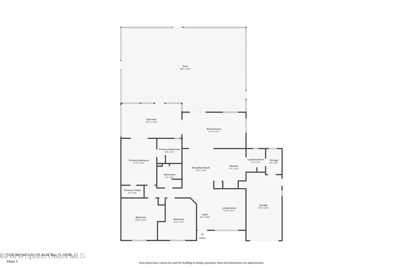 3 bedroom Single Family Residence at 1340 Mariposa Drive, Port Malabar Country Club Unit 6, Palm Bay — photo 2