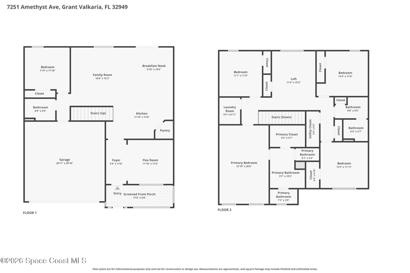 5 bedroom Single Family Residence at 7251 Amethyst Avenue, Crystal Bay Phase One - A Replat, Grant-Valkaria — photo 2