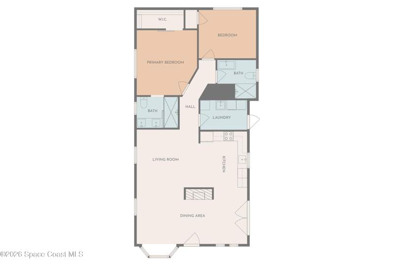 2 bedroom Single Family Residence at 1903 Stockton Street, Platts Resubd, Melbourne — photo 4