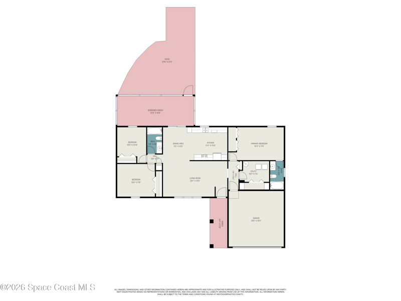 3 bedroom Single Family Residence at 901 Grandeur Street, Port Malabar Unit 9, Palm Bay — photo 3