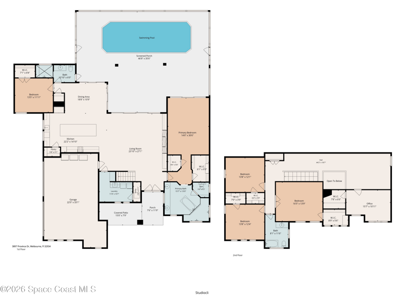 6 bedroom Single Family Residence at 3897 Province Drive, Woodshire Preserve Phase I, Melbourne — photo 2