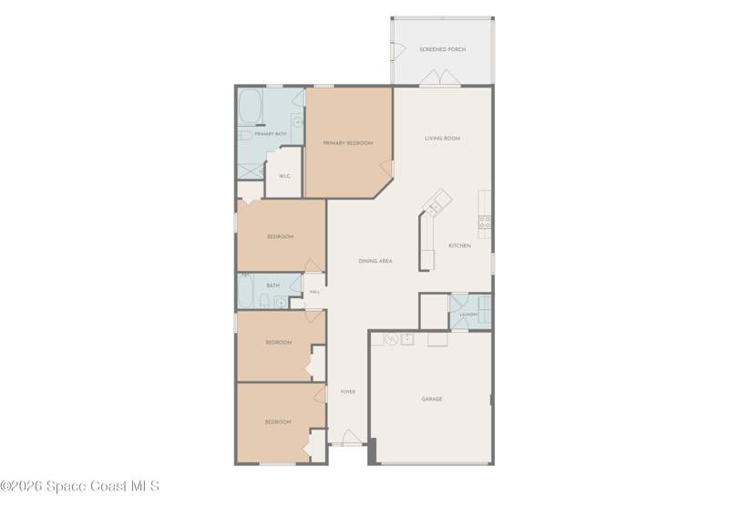 4 bedroom Single Family Residence at 2049 Maeve Circle, Eastwood 1 at Heritage Oaks, Melbourne — photo 3