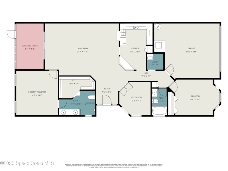 3 bedroom Single Family Residence at 1082 Eleuthera Drive, Bimini Bay, Palm Bay — photo 2
