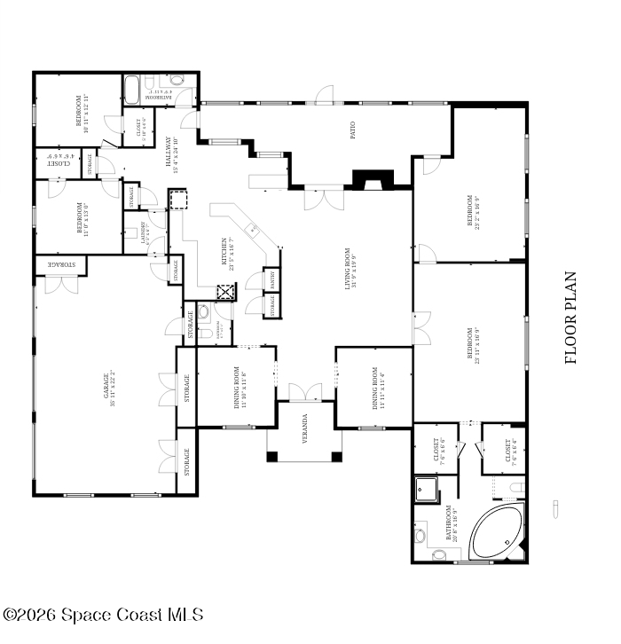 3 bedroom Single Family Residence at 3663 Meadowlark Way, Carriage Gate Subdivision, Melbourne — photo 3
