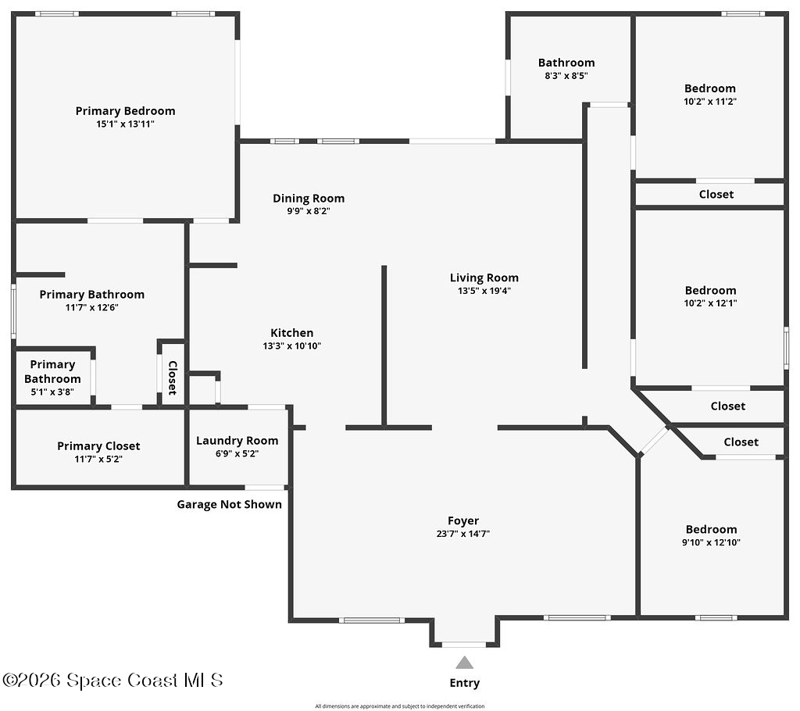4 bedroom Single Family Residence at 443 Cobblewood Drive, Chelsea Park Unit 1, Rockledge — photo 3