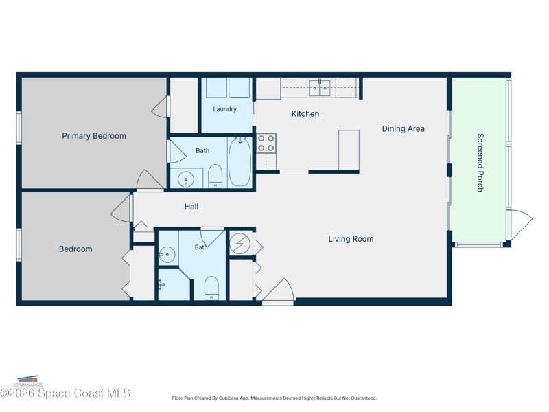 2 bedroom Condominium at 9037 York Lane #13c, Greenwood Village Condo No 4, West Melbourne — photo 2