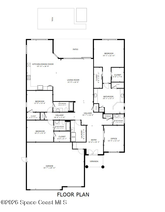 3 bedroom Single Family Residence at 2382 Edestus Drive, Laurasia, Melbourne — photo 2