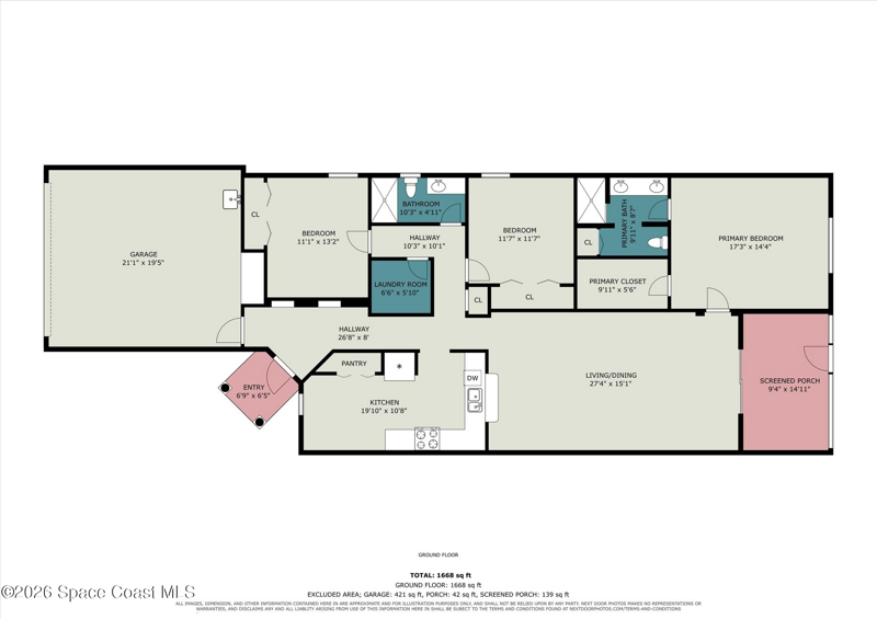 3 bedroom Single Family Residence at 1819 Tullagee Avenue, Capron Ridge Phase 3, Melbourne — photo 2