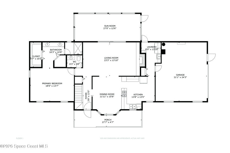 3 bedroom Single Family Residence at 898 Havelock Avenue, Port Malabar Unit 36, Palm Bay — photo 2