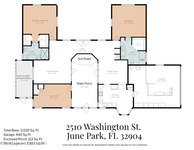 3 bedroom Single Family Residence at 2510 Washington Street, National Police Home Foundation Inc, Melbourne — photo 2