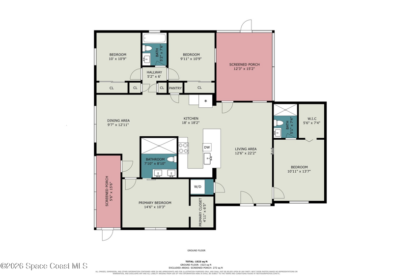 4 bedroom Single Family Residence at 2972 Matthew Drive, Silver Pines Estates Sec 5, Rockledge — photo 2