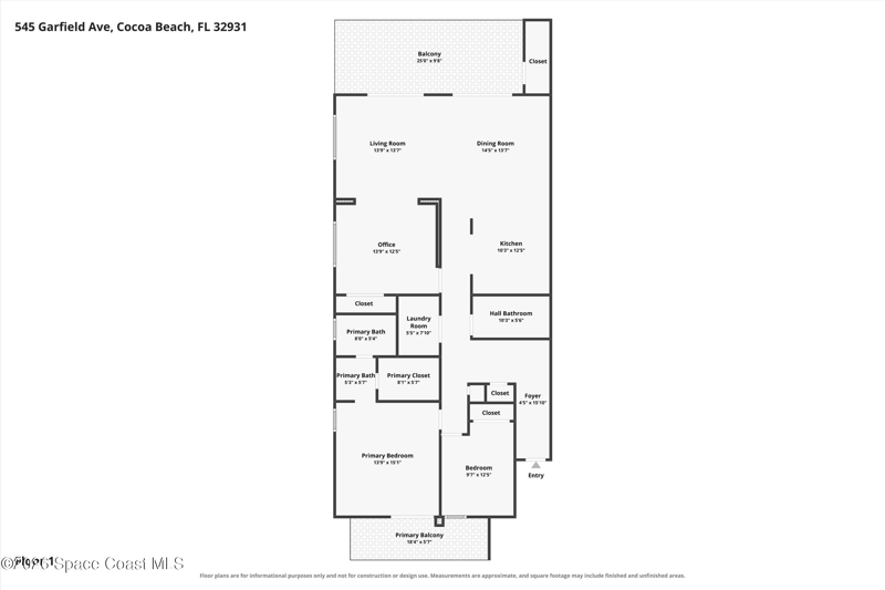 3 bedroom Condominium at 545 Garfield Avenue #401, Las Palmas Apts Condo, Cocoa Beach — photo 2