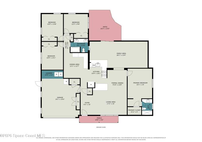 4 bedroom Single Family Residence at 1322 Royal Birkdale Circle, Rockledge Country Club Estates Sec 1 N, Rockledge — photo 2