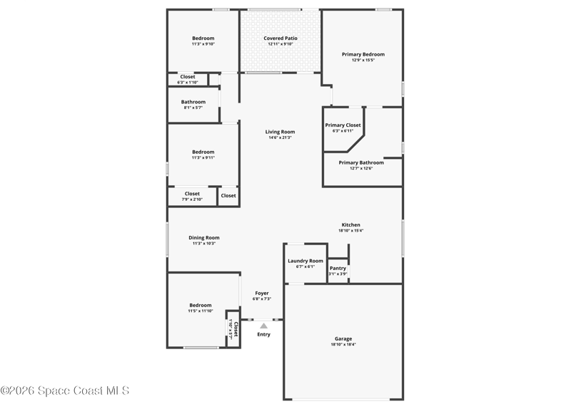 4 bedroom Single Family Residence at 1723 Middlebury Drive, Courtyards At Waterstone Ph I, Palm Bay — photo 2