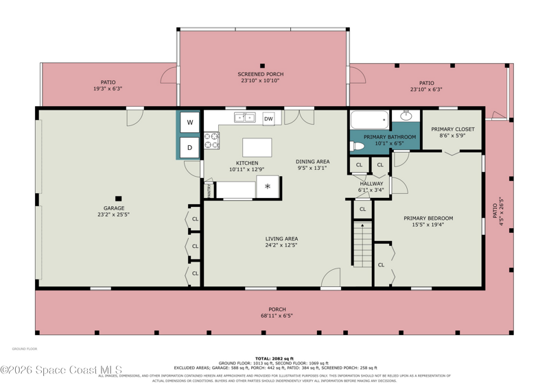3 bedroom Single Family Residence at 5050 Cangro Street, Canaveral Groves Subd Replat Unit 2 Sheet 3, Cocoa — photo 2
