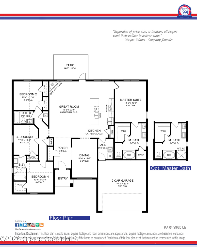 4 bedroom Single Family Residence at 1572 Talbott Street, Port Malabar Unit 16, Palm Bay — photo 2