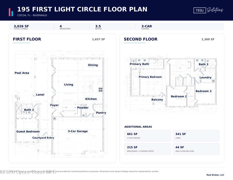 4 bedroom Single Family Residence at 195 First Light Circle, Riverwalk of Cocoa, Cocoa — photo 2