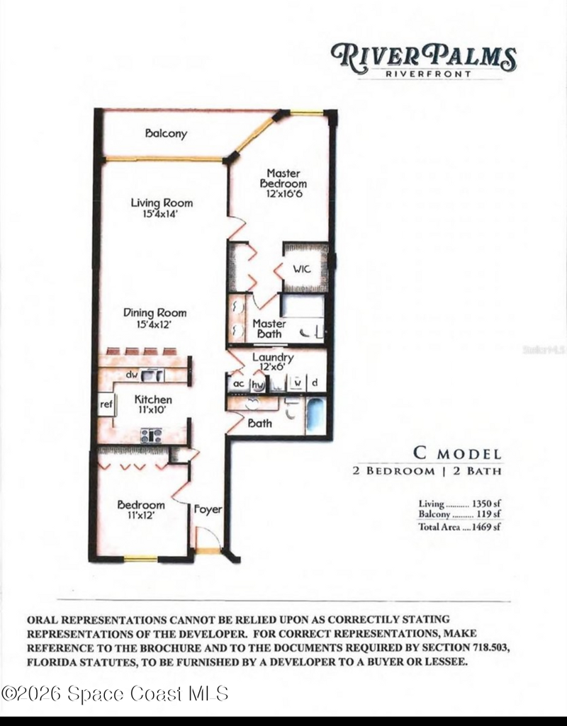2 bedroom Condominium at 1805 Riverside Drive #503, River Palms Condo, Titusville — photo 2