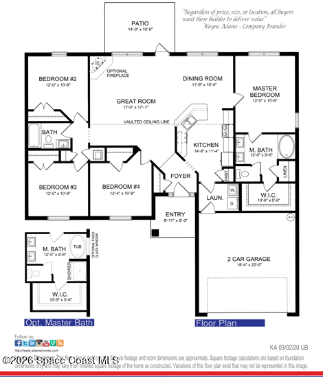 4 bedroom Single Family Residence at 526 J A Bombardier Boulevard, Port Malabar Unit 31, Palm Bay — photo 2