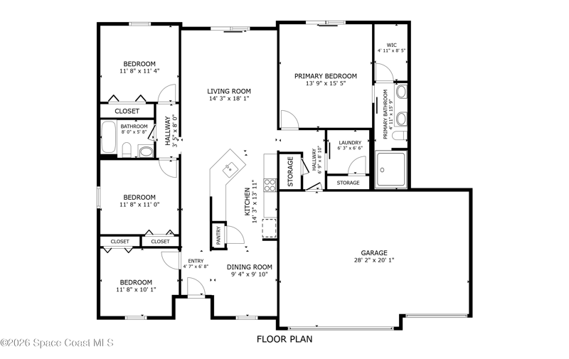 4 bedroom Single Family Residence at 1061 Towhlen Street, Palm Bay, Palm Bay — photo 2