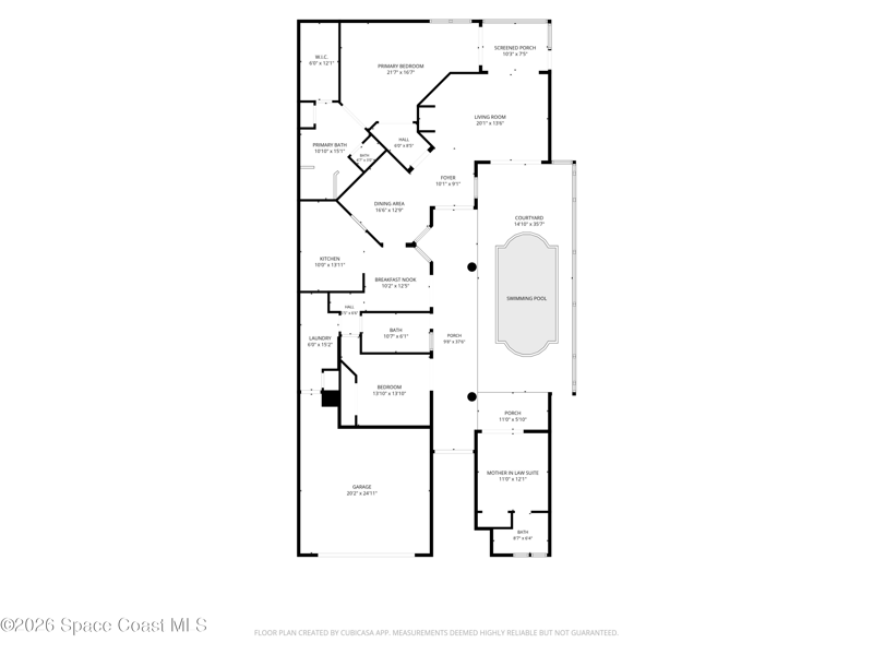 3 bedroom Single Family Residence at 7432 Monterey Court, Mission Lake Villas Unit 2, Melbourne — photo 2