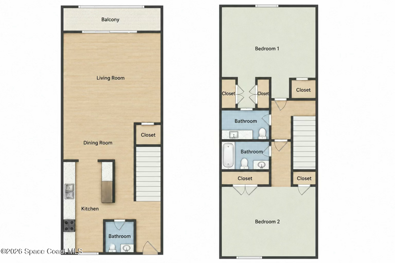2 bedroom Condominium at 180 Paradise Boulevard #18023, Paradise Beach Villas Condo, Melbourne — photo 2