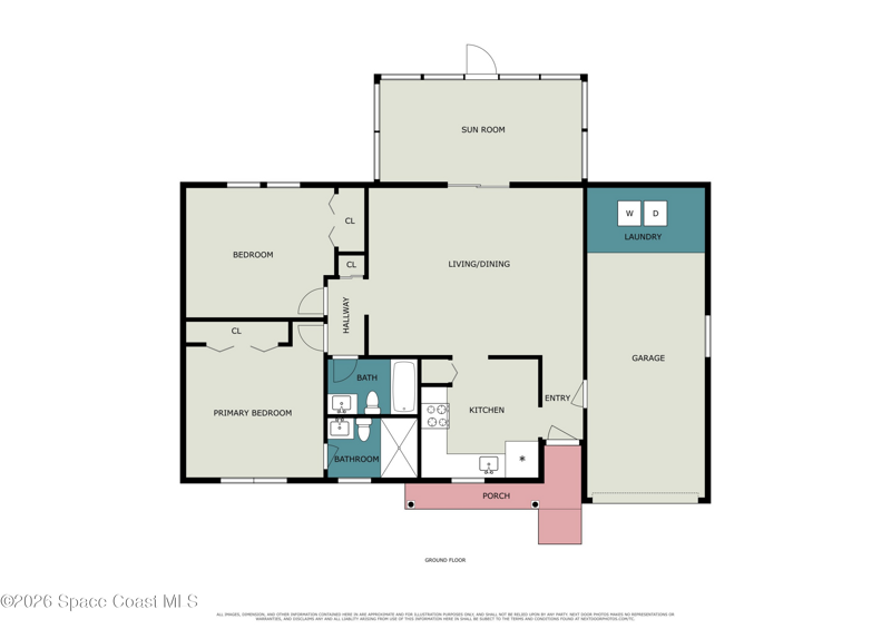 2 bedroom Single Family Residence at 1391 Towton Street, Port Malabar Unit 18, Palm Bay — photo 2