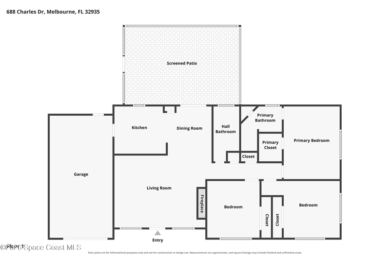 3 bedroom Single Family Residence at 688 Charles Drive, Almar Subd Sec B, Melbourne — photo 2