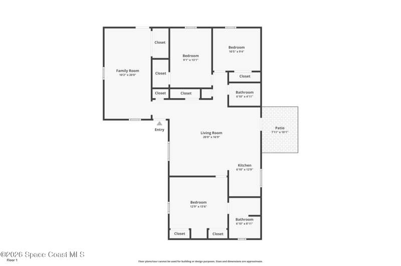 3 bedroom Single Family Residence at 6253 Fay Boulevard, Port St John Unit 5, Cocoa — photo 3