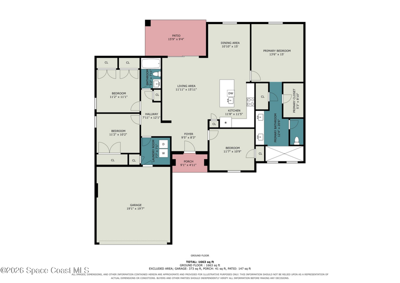 4 bedroom Single Family Residence at 560 Topeka Road, Port Malabar Unit 20, Palm Bay — photo 3