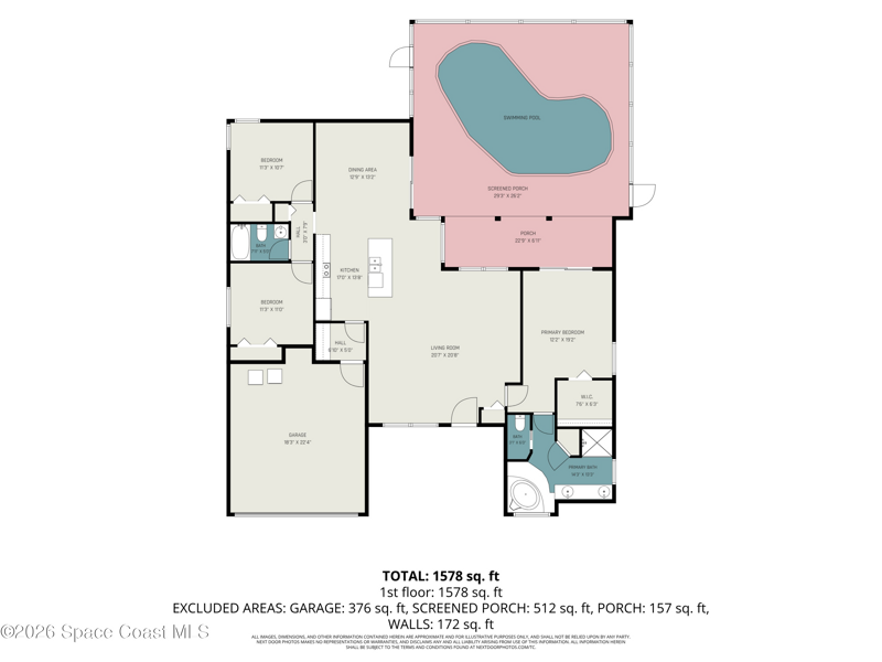 3 bedroom Single Family Residence at 1889 Delaware Street, Port Malabar Unit 42, Palm Bay — photo 2