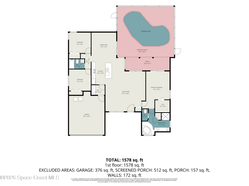 3 bedroom Single Family Residence at 1889 Delaware Street, Port Malabar Unit 42, Palm Bay — photo 4
