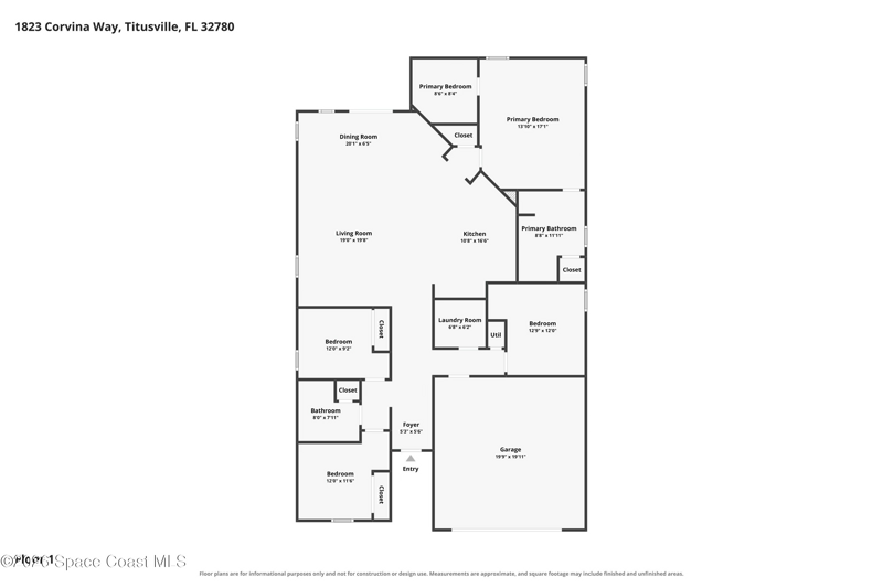 4 bedroom Single Family Residence at 1823 Corvina Way, Verona, Titusville — photo 2
