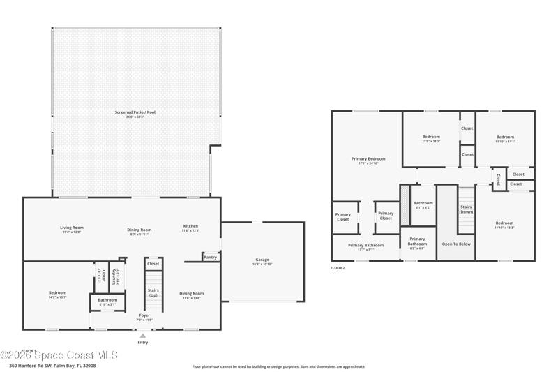 5 bedroom Single Family Residence at 360 Hanford Road, Port Malabar Unit 31, Palm Bay — photo 2