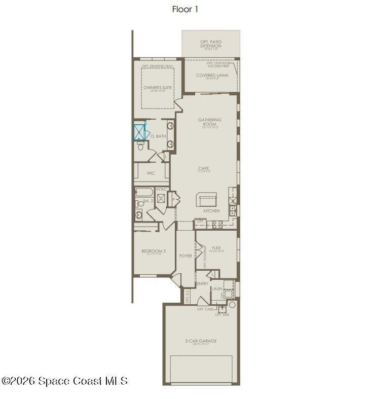 2 bedroom Single Family Residence at 8974 Blissful Breeze Trail, Del Webb at Viera Phase 4, Melbourne — photo 2