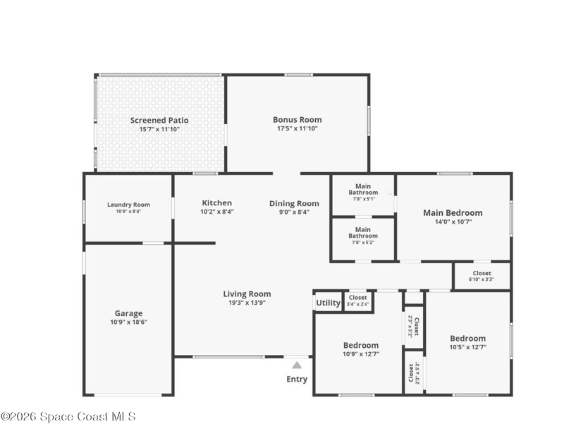 3 bedroom Single Family Residence at 915 Glenda Drive, Imperial Estates Unit 7, Titusville — photo 2