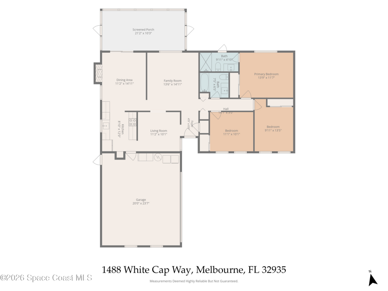 3 bedroom Single Family Residence at 1488 White Cap Way, Catalina, Melbourne — photo 3