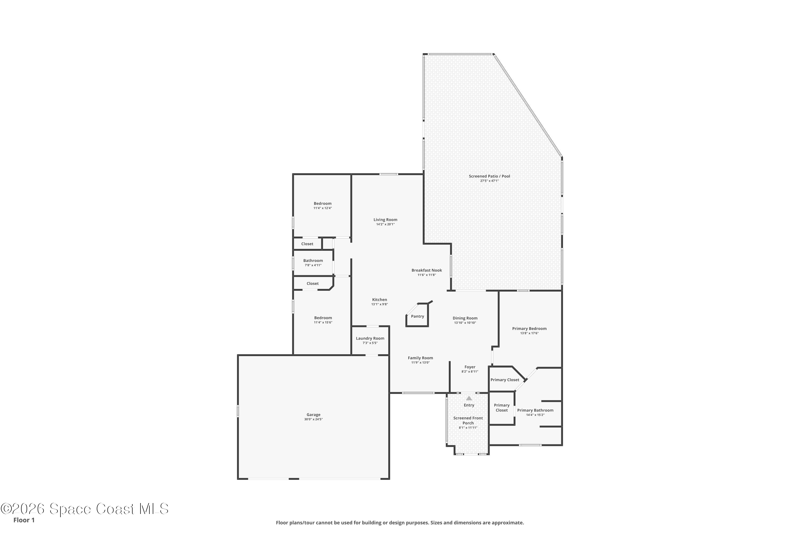 3 bedroom Single Family Residence at 416 Freeman Road, Port Malabar Unit 13, Palm Bay — photo 2