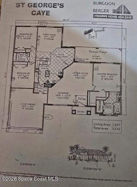 3 bedroom Single Family Residence at 2337 Aquilos Avenue, Port Malabar Unit 46, Palm Bay — photo 2