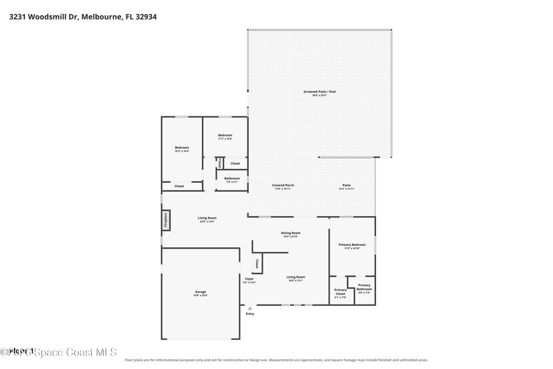 3 bedroom Single Family Residence at 3231 Woodsmill Drive, Longwood Phase II, Melbourne — photo 2