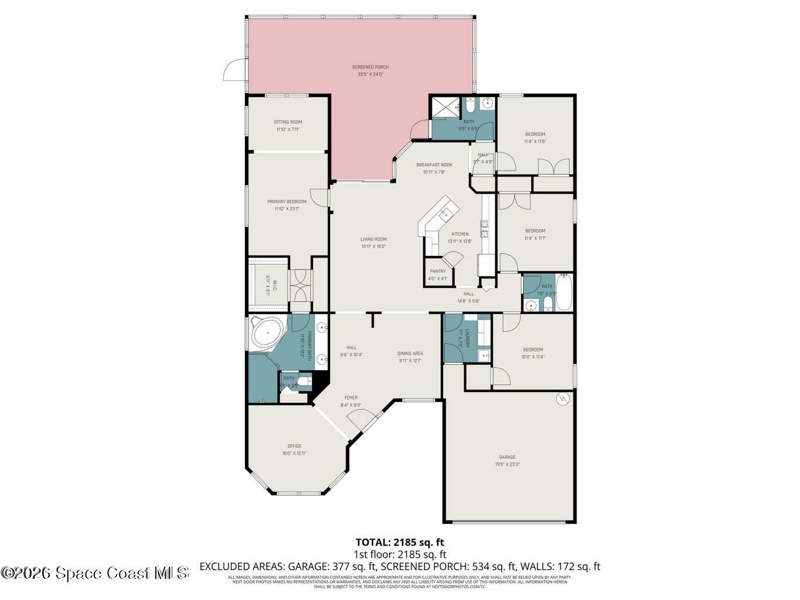 4 bedroom Single Family Residence at 206 Broyles Drive, Replat of Holly Trace Bayside Lakes, Palm Bay — photo 2