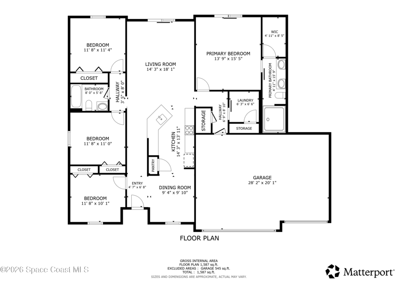 4 bedroom Single Family Residence at 1024 Tevis Street, Port Malabar Unit 17, Palm Bay — photo 2