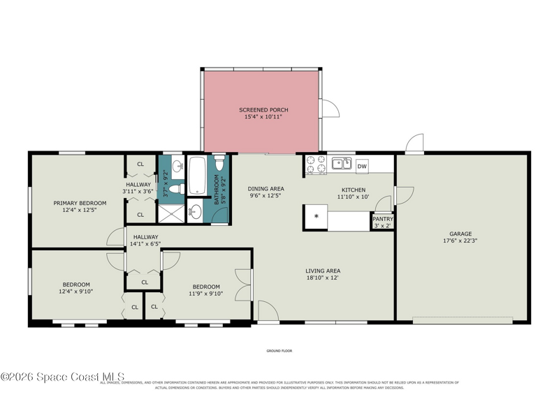 3 bedroom Single Family Residence at 1294 Port Malabar Boulevard, Port Malabar Unit 5 1st Replat, Palm Bay — photo 2